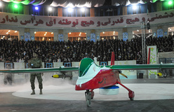 	رونمایی از پهباد تهاجمی «حماسه» با حضور وزیر دفاع